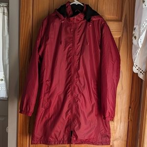 Totes size medium fleece lined rain jacket